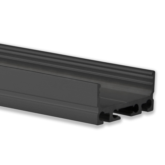 mlight LED surface mount profile AB-20F-W, black