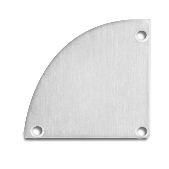 mlight end caps for aluminum profile EK-20-A + AD-20-RD, aluminum
