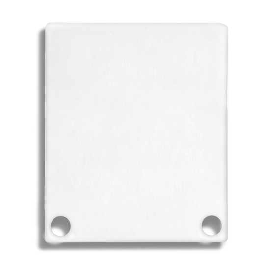 mlight end caps for aluminum profile AB-22F-W + AD-22-EG, white