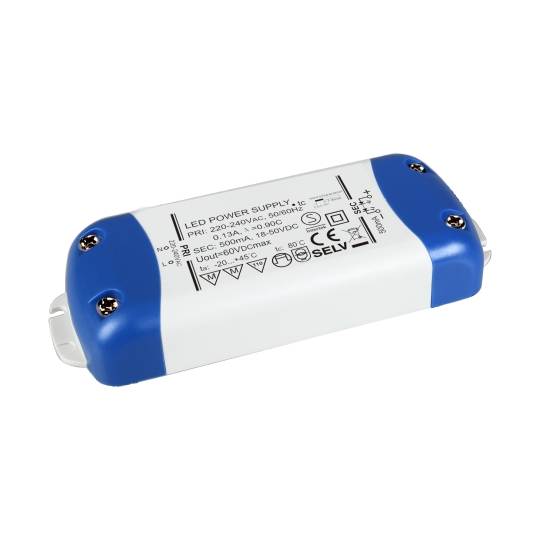 mlight LED converter 25W, 500mA, aan/uit 9.0 - 25W, 18-50V