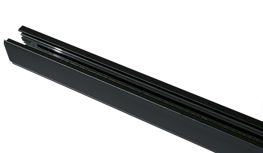 mlight 3 fase rail 2000mm, zwart