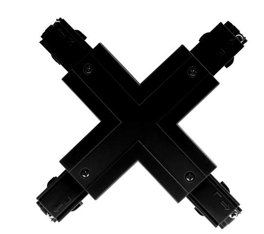 mlight 3 Phasen-X-Verbinder, schwarz