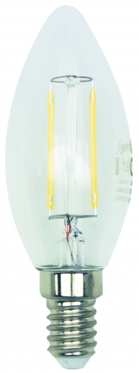 LM LED Filament Kaars 4.5W-E14/827 - warm wit