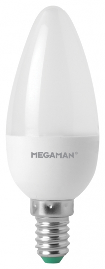 Megaman Ampoule LED E14 bougie opale 3.5W-250lm- blanc chaud