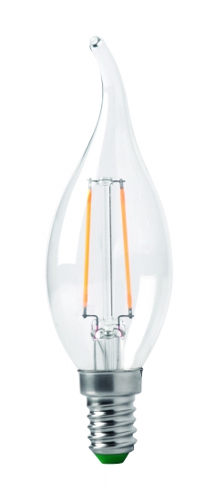 Megaman LED Leuchtmittelc Bougie filament 3W-E14/827 - blanc chaud