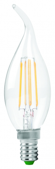 Megaman ampoule LED filament bougie 4W-E14/827 - blanc chaud