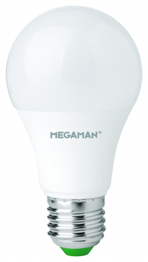 Megaman LED Leuchtmittel A60 Classic, E27 dim. matt 6W - warmweiß