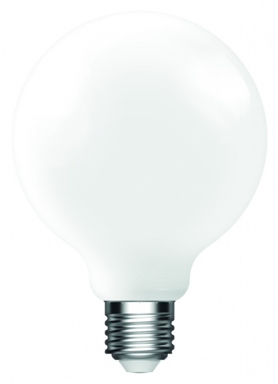 Megaman LED bulb G95 dim. Globe 360° 8.6W, E27 - warm white