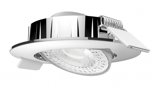 Megatron SLIMO downlight 68mm zilver 6W 450lm/830 incl. driver