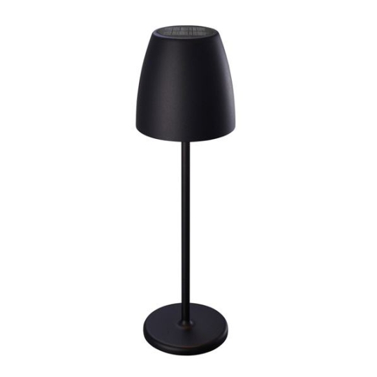 Megatron lampe de table accu TAVOLA, sans fil IP54 2W-200lm/827 noir
