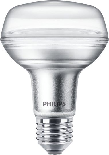 Signify GmbH (Philips) Lampe LED à réflecteur 4-60W R80 E27 36D - blanc chaud