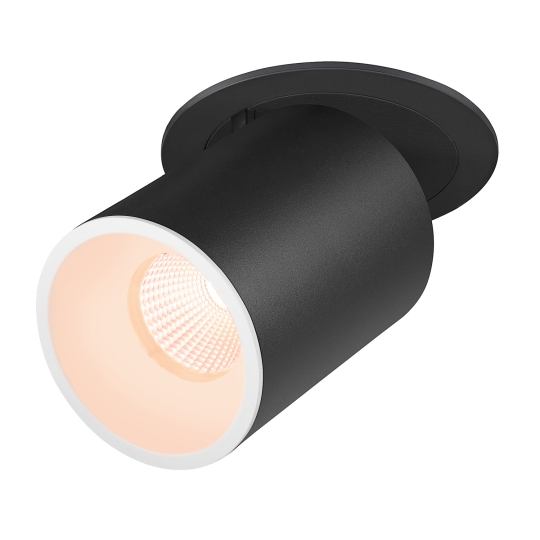 SLV Deckenlampe NUMINOS® PROJECTOR L,  20°, zylindrisch, schwarz/weiß - warmweiß (2700K)