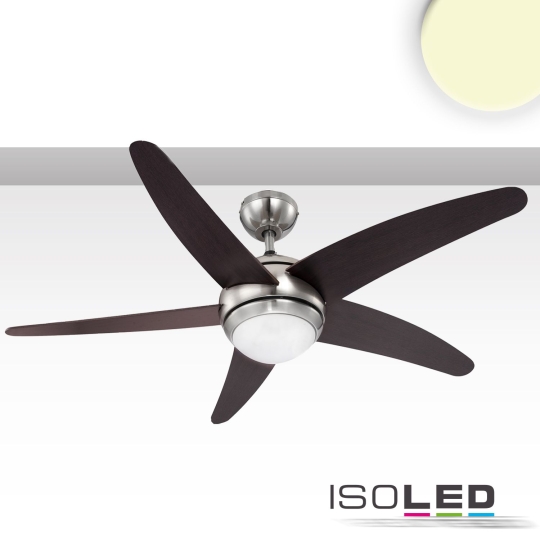 ISOLED ceiling fan with E14 socket