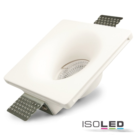 ISOLED plaster recessed spot GU5.3, funnel-shaped, recessed, white
