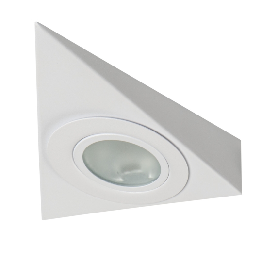 Kanlux furniture under-cabinet lamp ZEPO G4 base, white - without switch (without bulb).