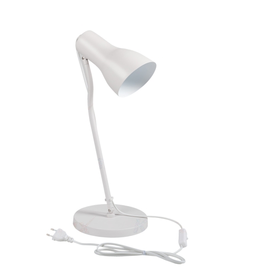 Kanlux Schreibtischlampe JUSI E27 5W in weiß (ohne Leuchtmittel)