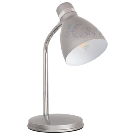 Kanlux desk lamp ZARA 40W E14 - silver