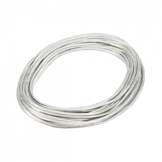 SLV Copper wire for TENSEO low voltage wire systems, white, 6mm², 20m