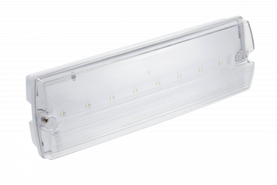 GTV LED-veiligheidsverlichting TERNO-3, 3W, IP65, 350 mm, 3u - koel wit (6400K)
