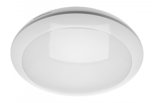 GTV LED ceiling lamp TOKIO-16 with sensor, Ø 300 mm, 16W, dim. IP66 - neutral white