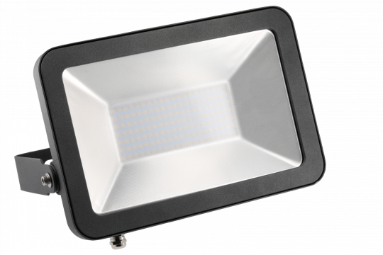 GTV LED floodlight VIPER, 100W, 120°, IP65, 306 mm, gray - neutral white (4000)