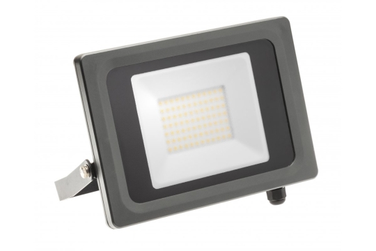 GTV LED schijnwerper VIPER, 50W, IP65, 120°, 229 mm, grijs - neutraal wit (4000K)