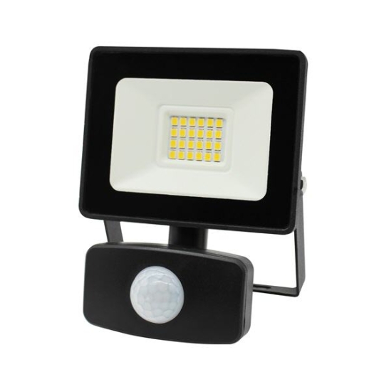 Megatron LED outdoor spotlight with PIR sensor 9W - neutral white