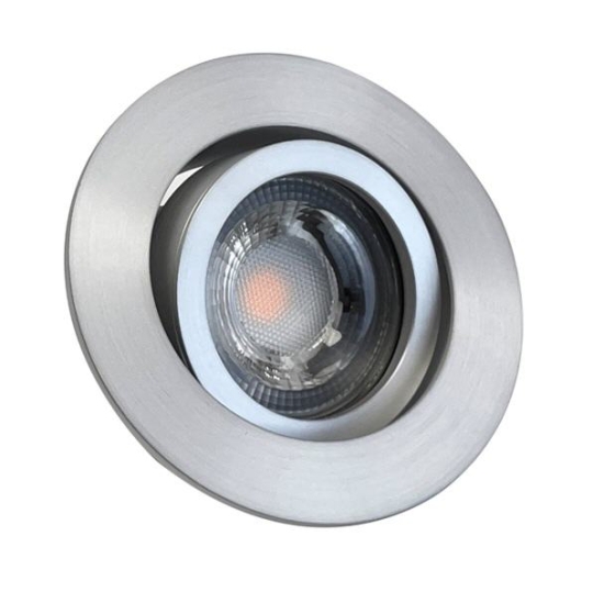 Megatron LED recessed ring DECOCLIC with KOIN module Dimmable, 7.6W, Ø 50mm - silver