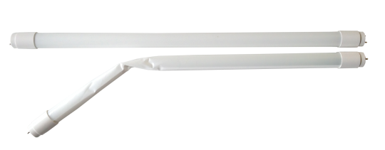 mlight LED tube lamp, splinter protection, 600mm, 6.5W - warm white (3000K)