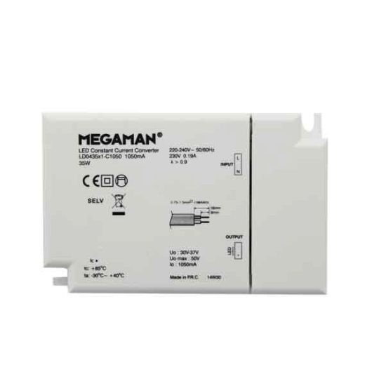 Megaman LED Treiber für Strahler CARLO DL, 35W, 1050mA