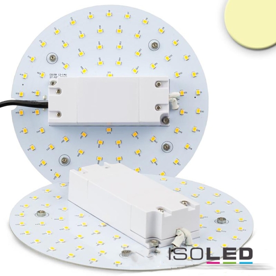 ISOLED LED conversion board 160mm, 12W, with magnet - warm white