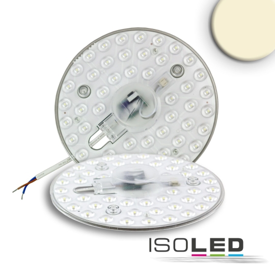 ISOLED LED platine de conversion 168mm, 16W, avec aimant de maintien - blanc chaud
