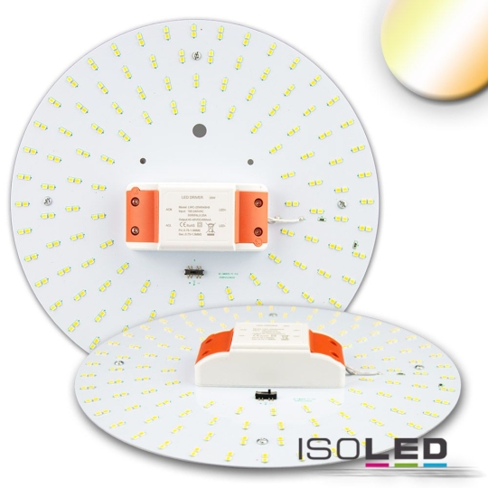 ISOLED LED conversie bord 250mm, 25W, met magneet - Kleurenschakelaar