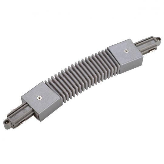 SLV Flex connector for 1phase track, silver-grey