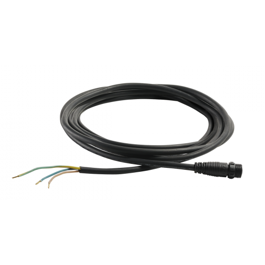SLV Connection cable for outdoor wall lamp GALEN, black, 5 m