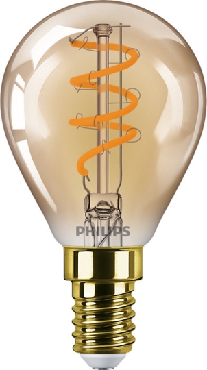 Signify GmbH (Philips) Vintage Incandescent Lamp 2.6-15W E14 P45 SP G