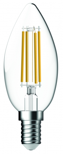 Megaman E14 LED lampe bougie, 5.3W, 470lm, CRI90 - blanc chaud