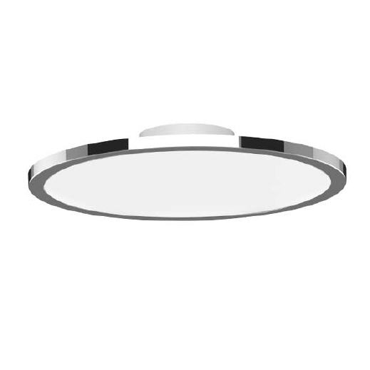 LM floating surface mounted luminaire DISK-1 round CCT IP44 24W, Ø 302mm - neutral white