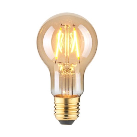 LM LED bulb Filament GOLD A60, 4.5W E27 - warm white (1800K)