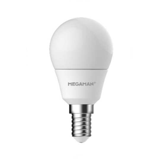 Megaman lampe LED P45 dim. 5.5W, E14 - blanc chaud (2700K)