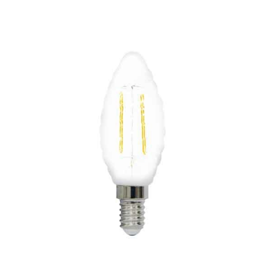 LM LED Leuchtmittel Filament Kerze 4.5W-E14/827 - warmweiß