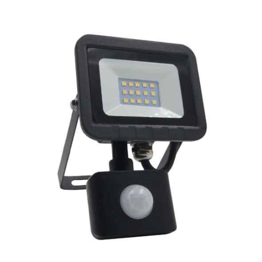 Megatron Mini LED outdoor spotlight with motion detector ispot® 10W/840 - neutral white