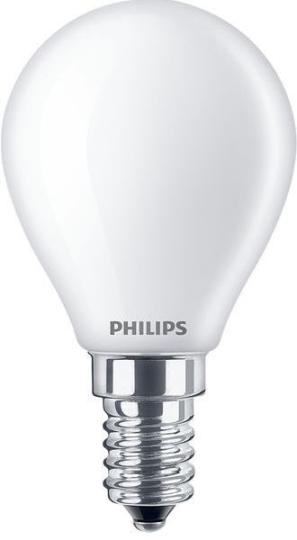 Signify GmbH (Philips) LED drop shape lamp 2.2W, E14, P45 - warm white (2700K)