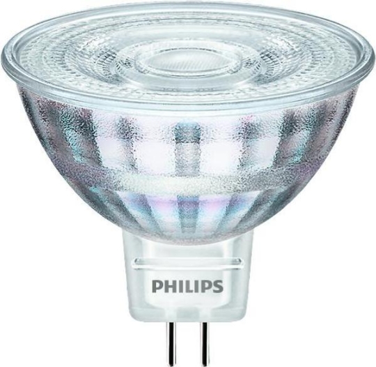 Signify GmbH (Philips) MR16 LED Lampe 4.4W, GU5.3, 12V - warmweiß (2700K)