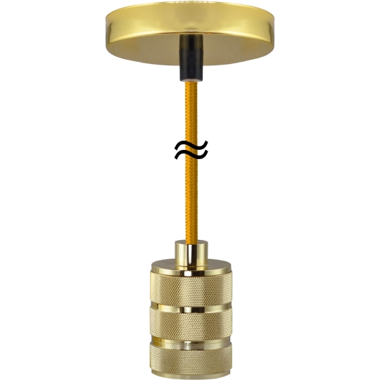 SEGULA LED lamp holder Vegas - gold (without bulb)