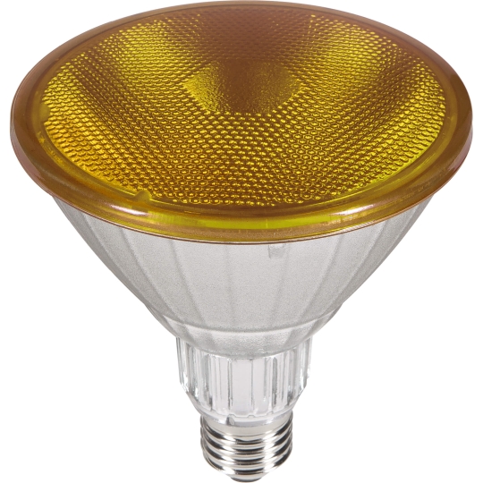 SEGULA LED reflector lamp PAR38, E27, 18W - yellow