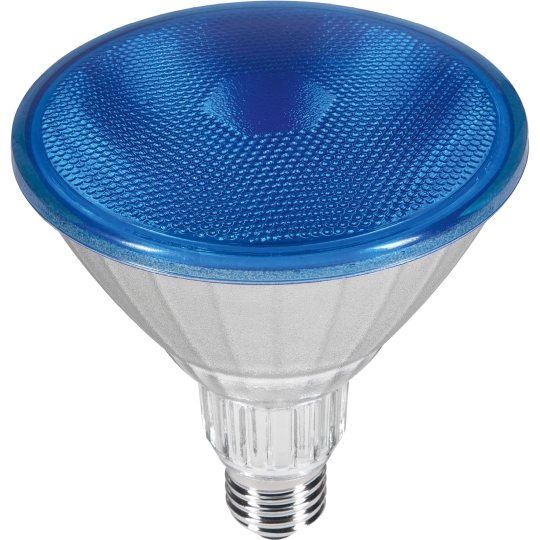 SEGULA LED reflector lamp PAR38, E27, 18W - blue