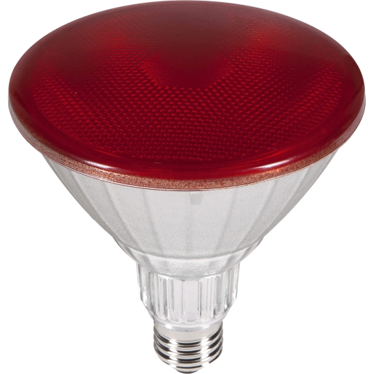 SEGULA LED reflector lamp PAR38, E27, 18W - red