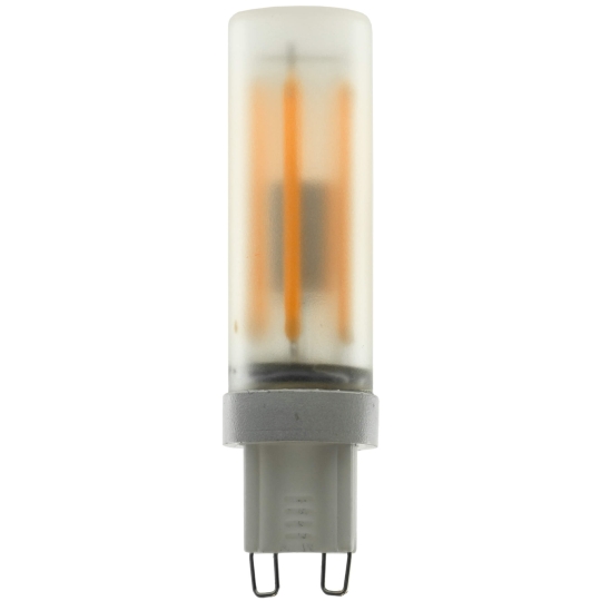 SEGULA LED pin base lamp matt, G9, 3W, 70mm - warm white (2200K)