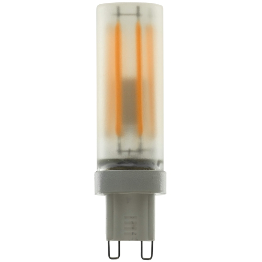 SEGULA LED pin base lamp frosted, G9, 4.5W, 70mm - warm white (2200K)